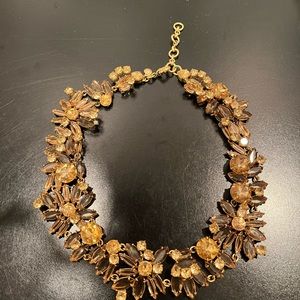 J. Crew Flower Statement Necklace